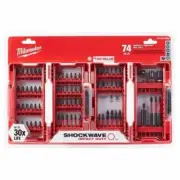 Milwaukee 48-32-4062 Shockwave Impact Duty Driver Bit Set - 74 Piece