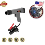 Professional 12V Timing Light with Xenon Flash & LED Display for Diagnostics