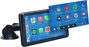 Laser Wireless CarPlay & Android Auto Device with Real-Time Navigation, Voice Commands, Hands-Free Calling, Airplay & Miracast, Bluetooth & Wi-Fi Connectivity