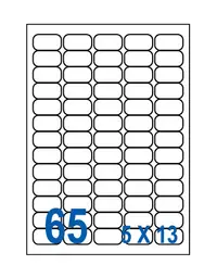 在飛比找樂天市場購物網優惠-裕德 US5551-5 噴墨專用亮面電腦透明標籤 38.1X