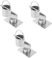 3pcs Rain Chain Hook Replacement Rain Chain Adapter for Gutters Decorative Chimes Adapters