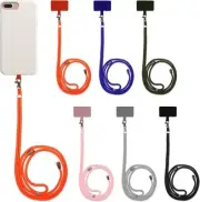3Pcs Universal Phone Lanyard Patch, Multifunctional Adjustable Cross-body Nylon