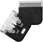 VICASKY 2pcs Detachable Dog Hair Trimmer Blades Compatible Replacement for Electric Pet Clippers for Grooming Paws Ears and Faces Easy to Install Smooth Cleaning