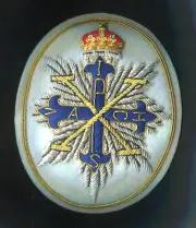 The Order of Constantine Blazer Patch Italy - Parma blue reproduction