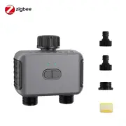 Zigbee/Wifi Automatic Water Timer with Gateway Dual Hose Garden Irrigation Water