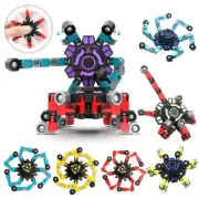 Fidget Spinner Toys Kids Transformable Chain Fingertip Gyro Stress Relief UL