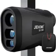 JIEHOME X1 Golf Rangefinder with Slope, Flagpole Lock and Vibration, 660/1100YDS