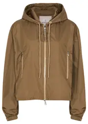 Moncler Vernois Hooded Shell Jacket - Beige - 1 1