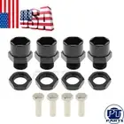 4x For 1/10 RC Car Ten Tenacity Rey Baja -1/8 12mm to 17mm Wheel Hex Hub Adapter