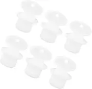 TOVINANNA 6pcs Hot Water Bottle Stopper Hot Water Bottles Hot Water Bag Thermal Carafe Hotwaters Bottles Lid Water Bottle Stopper Lid Water Sack Caps Plugs Replacement Water Sack Lids White