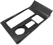 TRYOBE Central Panel Trim,Fit for Ford, Explorer 2023 Console Gear Shift Water Cup Frame Decoration Cover Interior Accessories Carbon Fiber Vehicle Gear Shift Panel Sticker