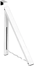 Clothes Drying Rack, Foldable Clothes Hanger, Clothes Rail, Wall-Mounted Drying Rack, Space-Saving Laundry Drying Rail, No Drill Design, 16.93x2.36x2.36 Inches for Balcony, Laundry, and Bathroom