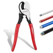 ARROW 9.5” Cable Cutter High Leverage Wire Cutters Heavy Duty with Thick Dip-...