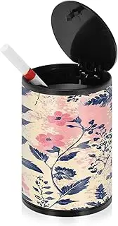 Outdoor Ashtrays For Cigarettes Spring Cute Flowers Rustic Cigarette Butt Container Ash Tray Portable Car Cup Holder Patio Kitchen Office