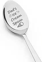 Dad Gifts from Daughter Son to My Dad Gifts for Birthday Christmas Presents Daddy Fathers Day Present from Children Engraved Dad’s Ice Cream Spoon for Dad Stepdad Present