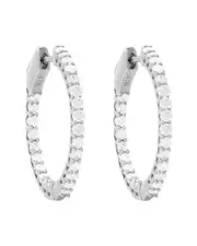 Diana M. Fine Jewelry 14K 1.00 ct. tw. Diamond In-Out Earrings