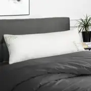 DreamZ Body Pillow Memory Foam Long Full Cushion White