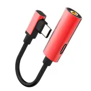 Type-c to DC3.5mm Audio Adapter Red