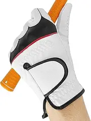 Golf Gloves Men | Golfer Gloves for Swing Training - Machine Washable Sheepskin, Golf Training Aid for Women, Ladies, Men, and Golfer