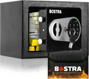 Fireproof Safe Box w/ Sensor Light & Bag, Digital Keypad, Security Safe for Home