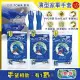 (2袋任選超值組)日本TOWA東和-PVC防滑抗油汙萬用家事清潔手套-NO.774薄型藍色1雙/袋(洗碗盤,園藝植栽)