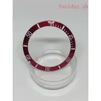 在飛比找蝦皮購物優惠-代用紅色SUB紅呂圈水鬼表陶瓷圈38mm手錶圈機械手錶維修配