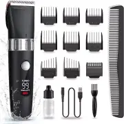 Hair Clippers for Men Professional, Cordless Beard Trimmer Mens Cutting Kit...