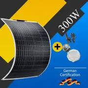 300W Mono Flexible Solar Panel 12V 300 Watt Battery Charger Caravan Camping Boat