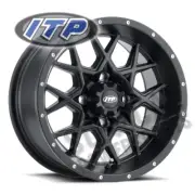 ITP Storm Wheel 12x7 4/137 Hurricane Blk 5+2 CanAm Maverick XC DPS (2017-2018)