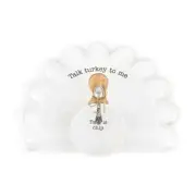 Mud Pie Home TURKEY SHAPED Thanksgiving Chip Platter and Dip Bowl Serving Set