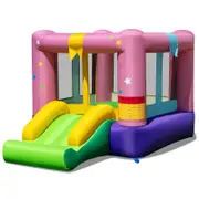 Costway Inflatable Bounce House Bouncy Jumping Castle Slide No Blower