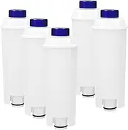5 x Filters for Fully Automatic Coffee Machines by DeLonghi such as Combi/ECAM/Espresso/Prima Donna VonBueren | Water Filter