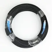 100Meters Indoor SC/UPC-SC/UPC,3mm,Singlemode 9/125,Simplex, Optical Fiber Patch Cord Cable,SC to SC Black