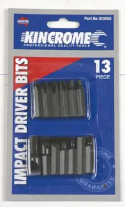 Kincrome ID3555 - General Impact Bit Set 5/16" Drive 13 Piece