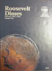#9034 WHITMAN FOLDER FOR Roosevelt Dimes 1965-2004