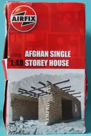 AIRFIX A75010 AFGHAN HOUSE SINGLE STORY 1:48 SCALE BOX DAMAGED RESIN MOULDED