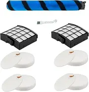 [Amyehouse] 6 Pack Mop Pads Replacement for Bissell Spinwave 2039A 2124 (Included 3 Soft Pads+3 Scrubby Pads)