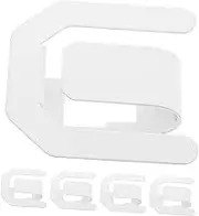 HOODANCOS 5pcs Wall Mounted Slipper Rack No Drill Bathroom Shoe Hanger Reusable Adhesive Hooks for Door Space Saving Storage for Slippers Mops More Modern Design