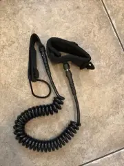 Surfboard Leash Paddle Board Leash with Loop and Hook Fastener vidaXL 10 Inch