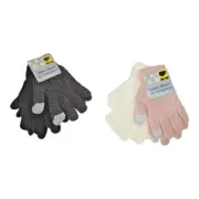Ladies' Gloves 2pk - Texting Gloves Assorted Colors Acrylic Polyester Spandex