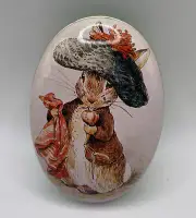Beatrix Potter BENJAMIN BUNNY Bunnies Ornament Schmid Retired (1982)-F WARNE