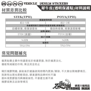【硬漢六輪精品】 AEON STR 250 / 300 尾燈保護貼 (版型免裁切) 機車貼紙 犀牛皮 保護貼