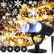Christmas Projector Light Outdoor Laser Lamp Landscape Xmas Party Snowflake