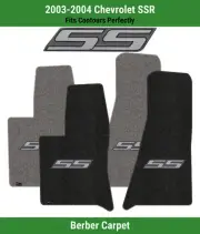 Lloyd Berber Front Row Carpet Mats for '03-04 Chevrolet SSR w/SS Graphite Logo (for: Chevrolet)
