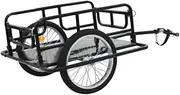 Bicycle Cargo Wagon Trailer, Outdoor Wagon Carrier, Heavy Duty, Iron Plates and Steel Pipes, 39 cm Wheels for Carrying