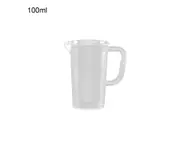 Mbg Measuring Cup Eco-friendly Heat Resistant Plastic Graduated Measuring Mug for Home-100ML