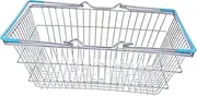 Kisangel Iron Toy Basket for Boys and Girls Miniature Shopping Basket Metal Handles for Playhouse Boys and Girls Party Favors