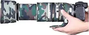 CHASING BIRDS Camouflage Waterproof Lens Coat for Canon RF 100-500mm F4.5-7.1 L is USM Rainproof Lens Protective Cover (Military Green Camouflage)