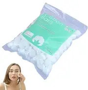 Cotton Wool Balls - Pure Cotton Moist Comfortable Cotton Balls | Light Weight White Cottoon Ball With Good Water Absorption | Cotton Pads For Make Up Remover Skin Cleanser