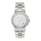 Michael Kors Dylan Silver Dial Silver Steel Strap Womens Watch - MK5585